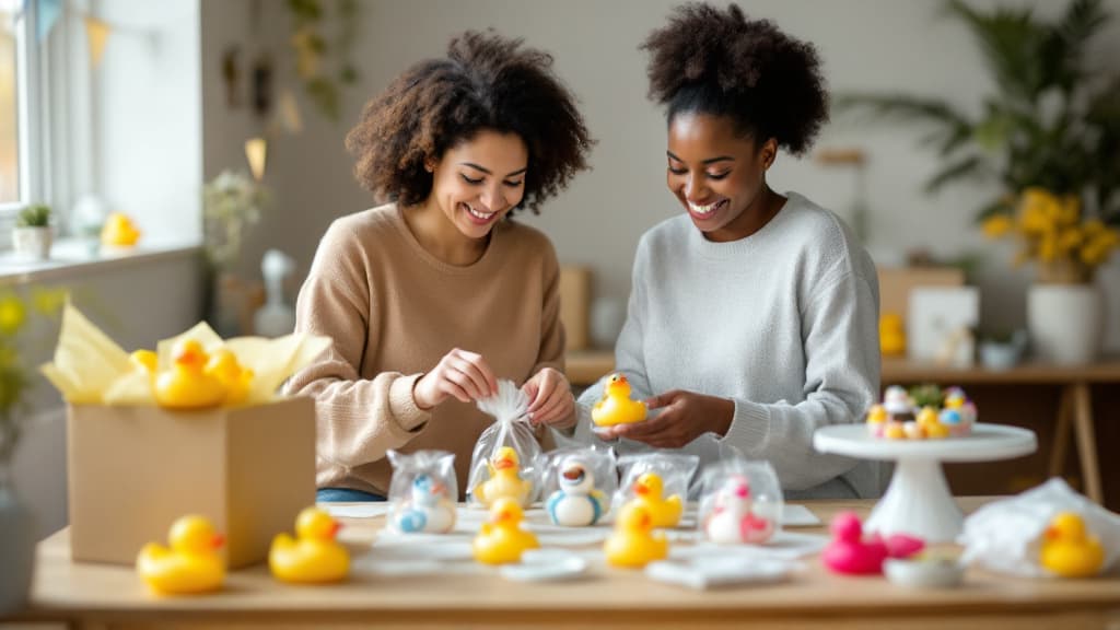 Colorful rubber duck collection